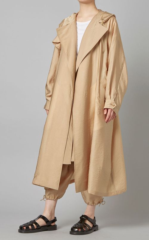 ドローストリングツイルパンツ