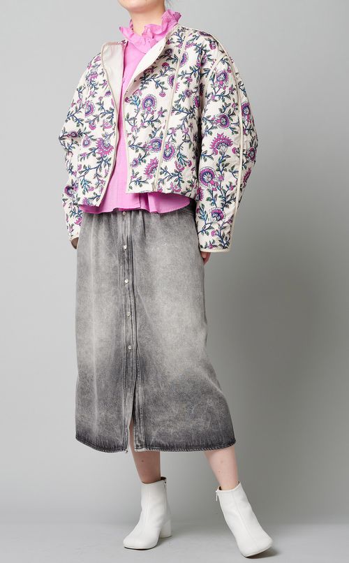 ナイロンキルティングジャケット