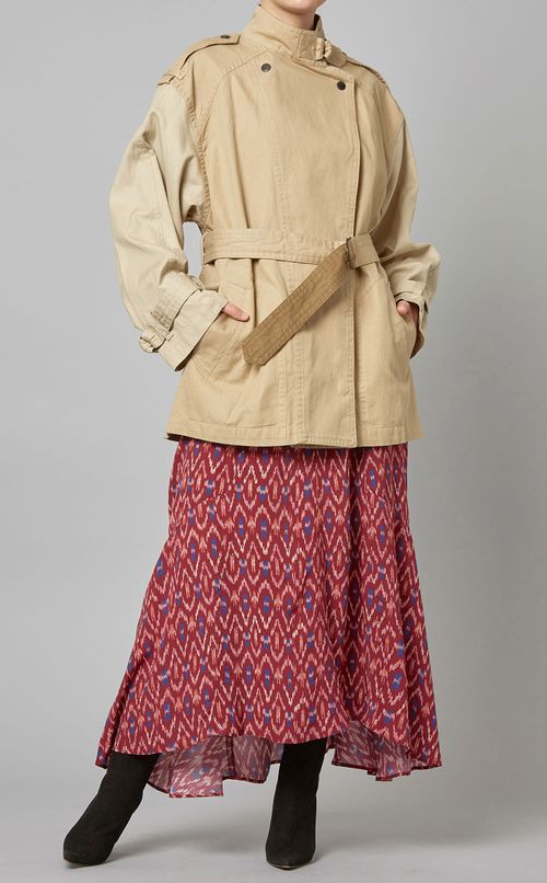 バイカラーワークジャケット