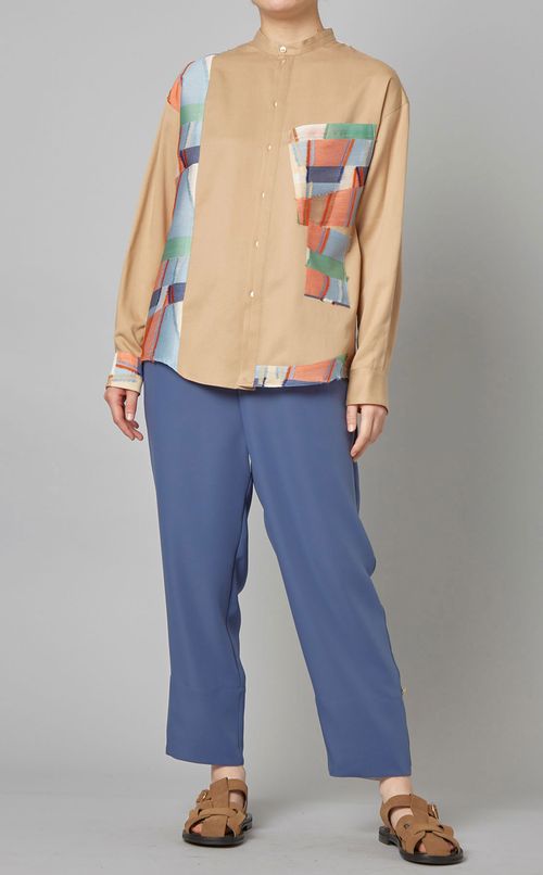 ロールアップイージパンツ