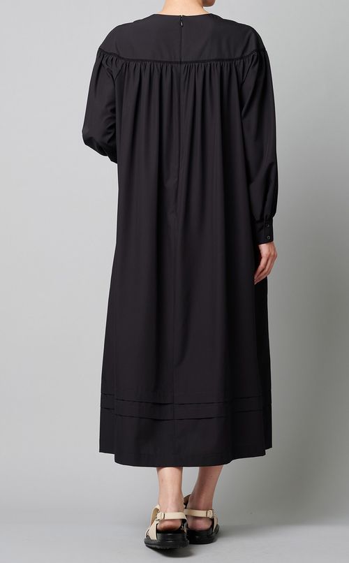 ボリュームスリーブギャザーワンピース