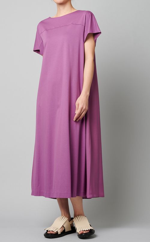 フレアジャージーワンピース