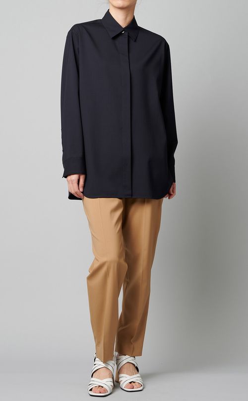 クラシックシャツブラウス