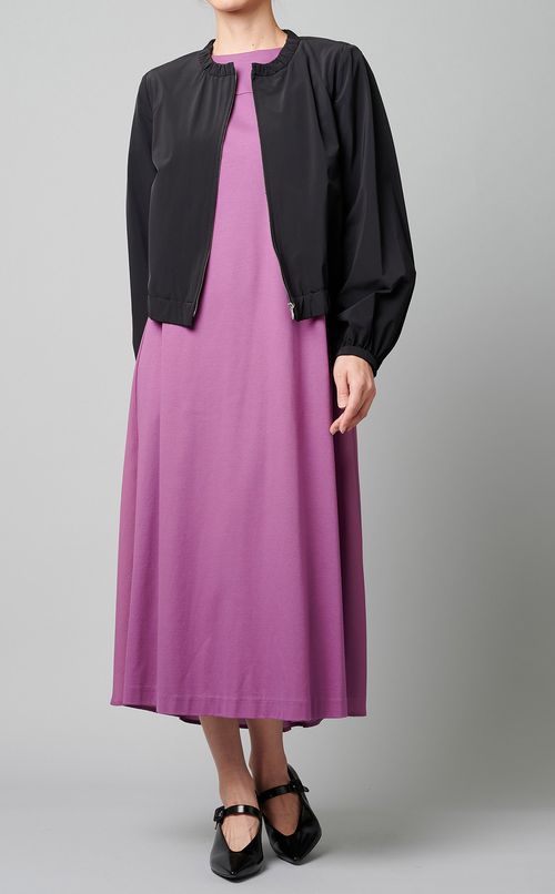 フレアジャージーワンピース