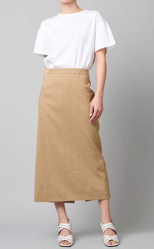 ストレッチペンシルスカート