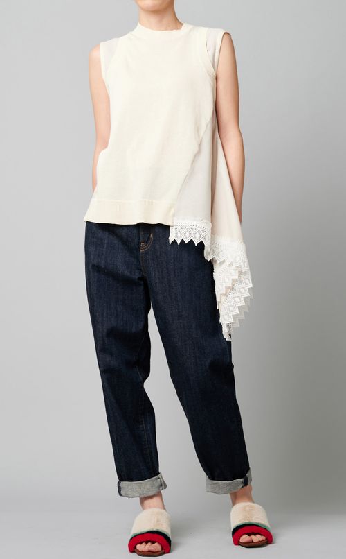 アシンメトリーカットソー