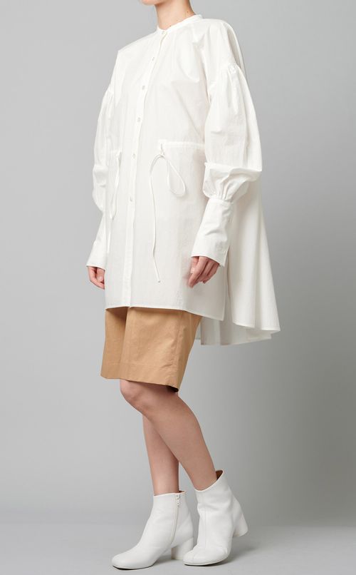 ウエストドローストリングブラウス