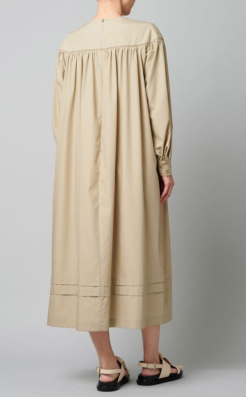 ボリュームスリーブギャザーワンピース