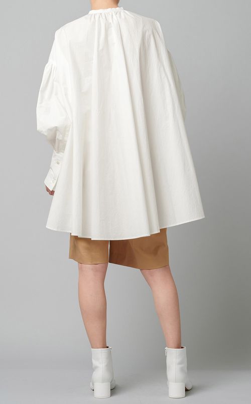 ウエストドローストリングブラウス