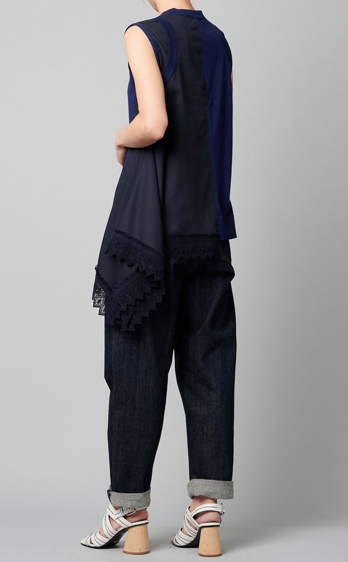 アシンメトリーカットソー