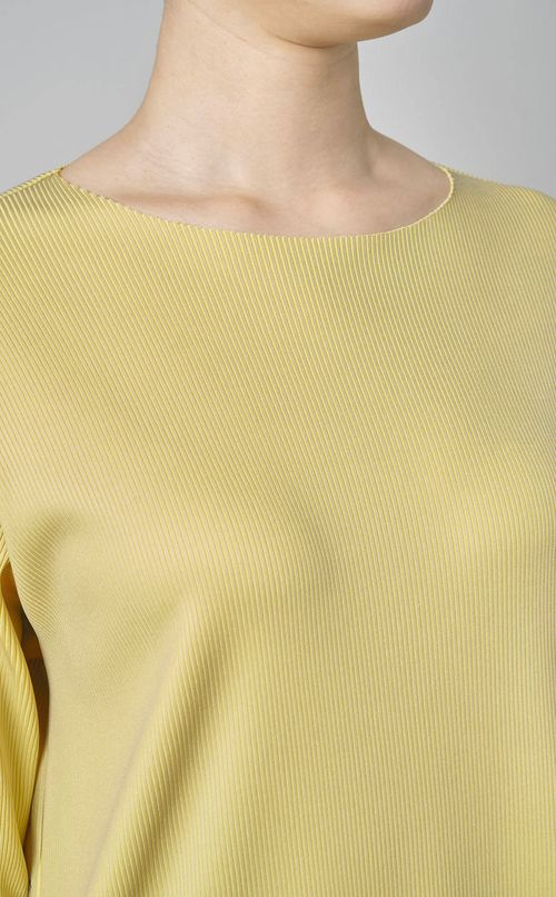 プリントリブワンピース