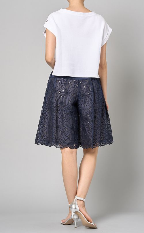 アイレットレースキュロット