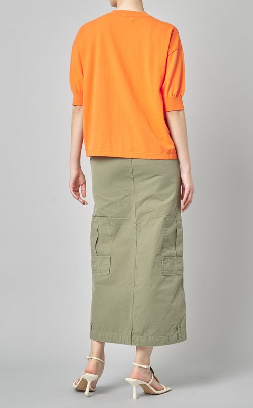 コットンニットプルオーバー