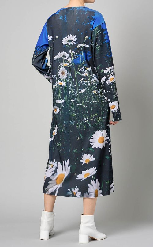 プリントリブワンピース