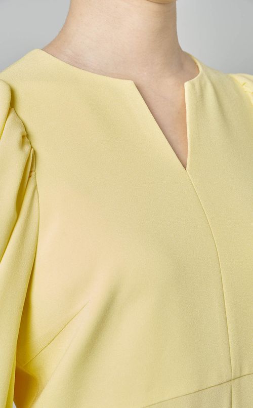 パール付バルーンスリーブワンピース