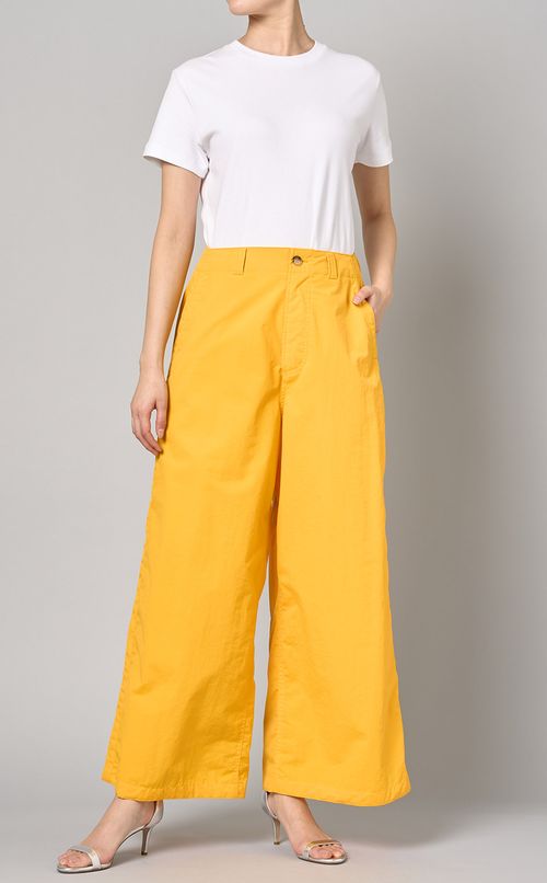 サイドラインワイドパンツ