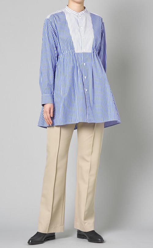 パッチワークストライプチュニック