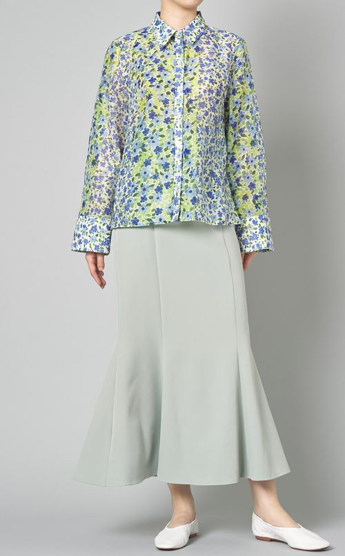 ペプラムマーメイドスカート