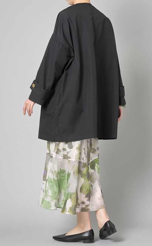 ノーカラーウェザーコート