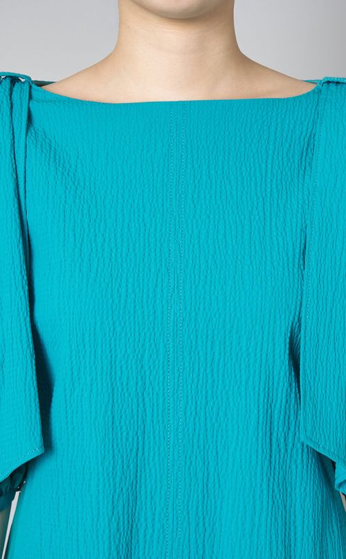 ショルダーリボンワンピース