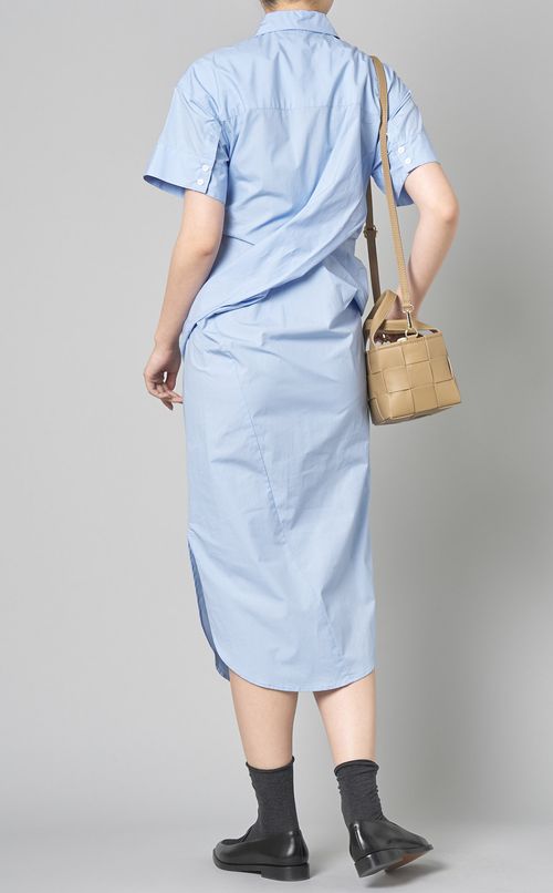 2wayレザーバケットバッグ