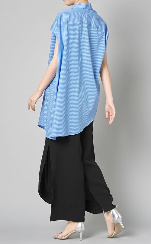 コットン3wayシェイプシャツ