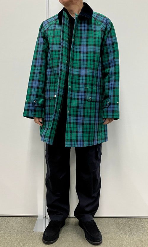 comia コート タータンチェック Traditional Weatherwear｜タータンチェックハンティングコート