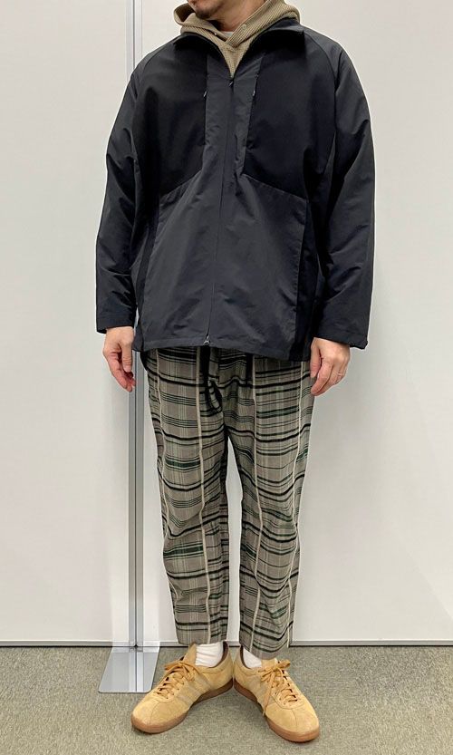 BLK White Mountaineering｜ポリエステルタフタラグランブルゾン