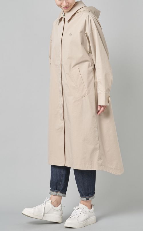 フーデットロングコート