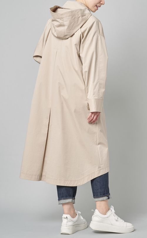 フーデットロングコート