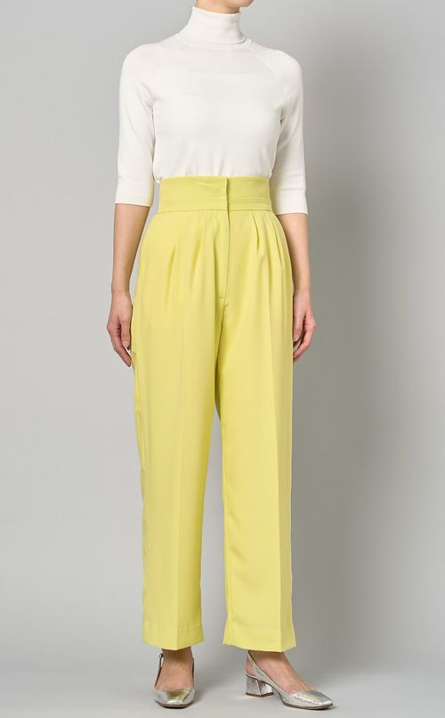 ハイウェストワイドパンツ