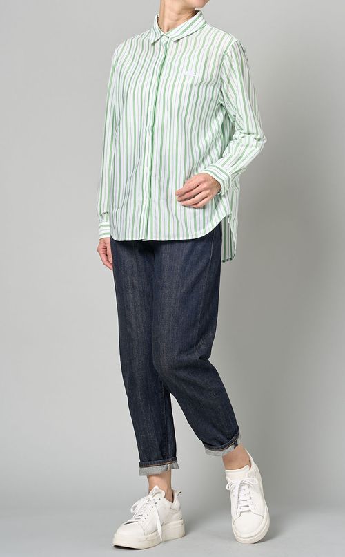 ストライプボーイズシャツ