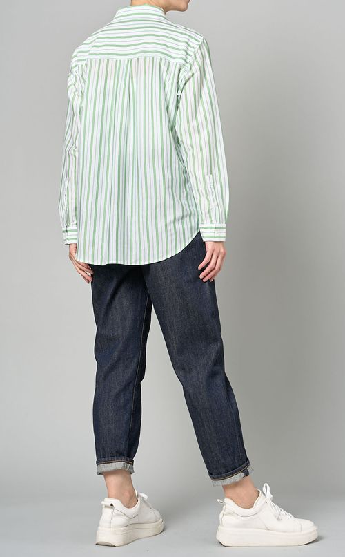 ストライプボーイズシャツ