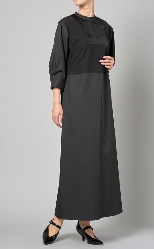 異素材コンビワンピース