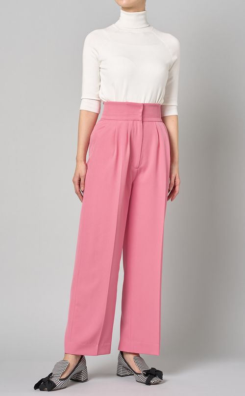 ハイウェストワイドパンツ