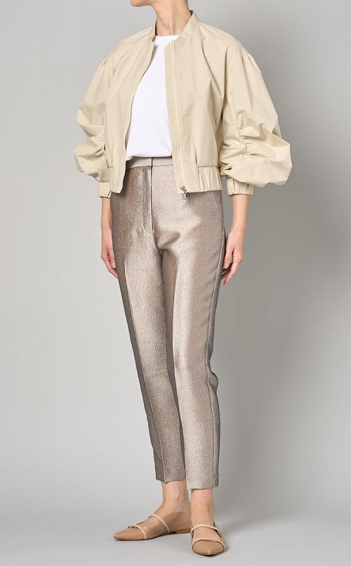 シャイニークロップドスリムパンツ