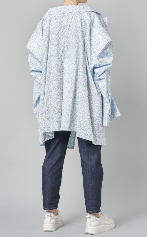 フラワープリントビッグジャケット