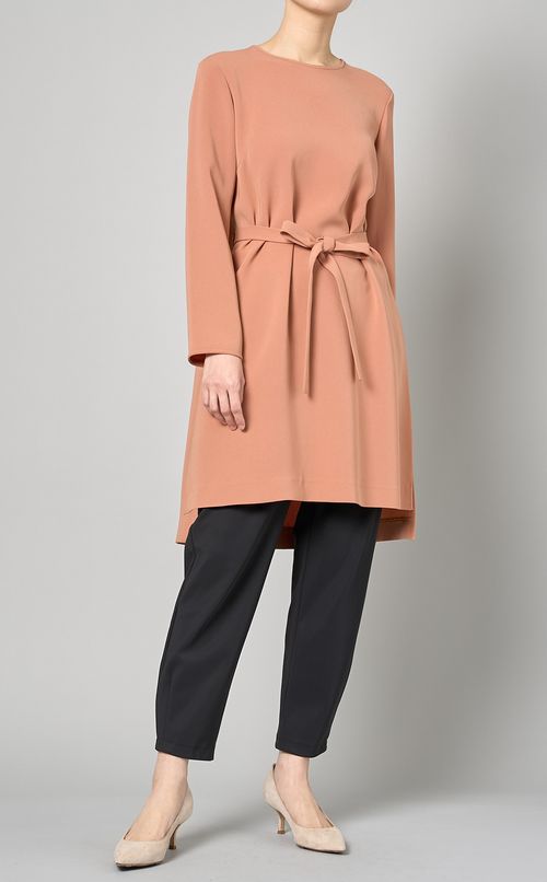 サイドスリットパイピングチュニック