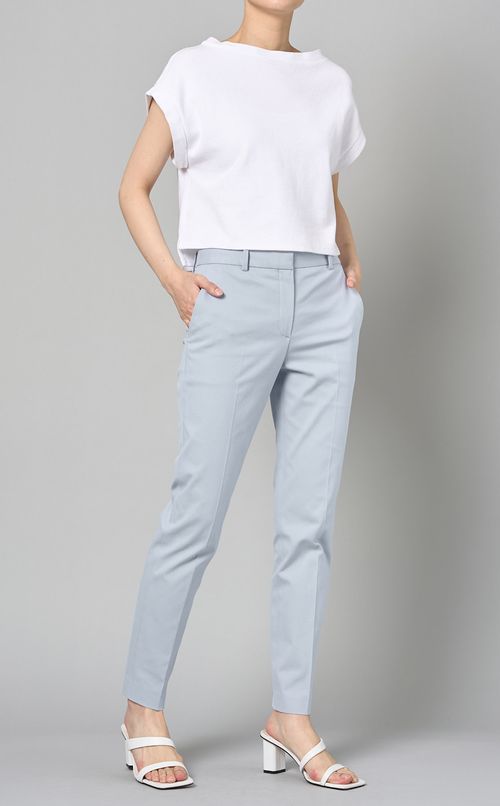 ストレッチキャンバスストレートパンツ