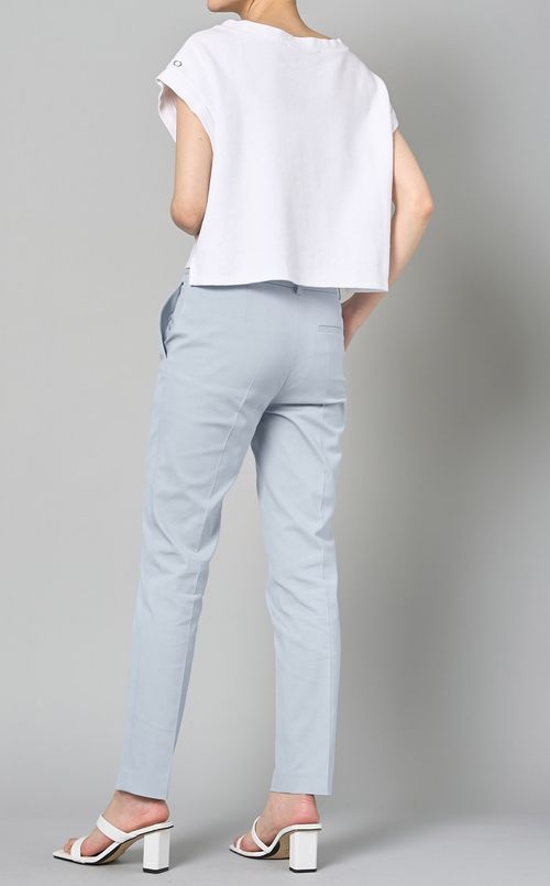 ストレッチキャンバスストレートパンツ