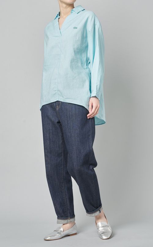 スキッパープルオーバーシャツ