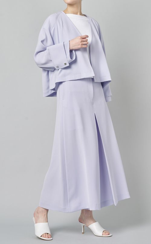 ダブルクロスボックスプリーツパンツ