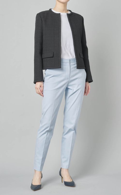 ストレッチキャンバスストレートパンツ