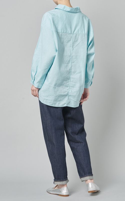 スキッパープルオーバーシャツ