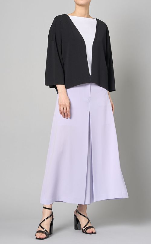 グロッシーニットジャケット