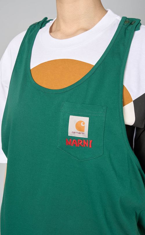 ビブスデザインジャージトップス