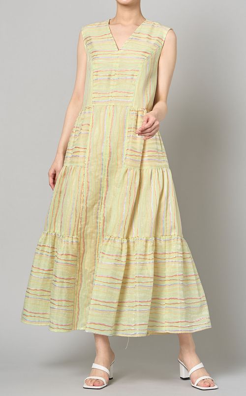 レインボージャガードギャザーワンピース