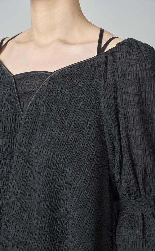 2wayシャーリングブラウス