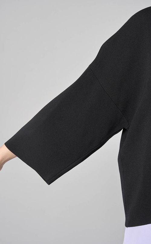 グロッシーニットジャケット