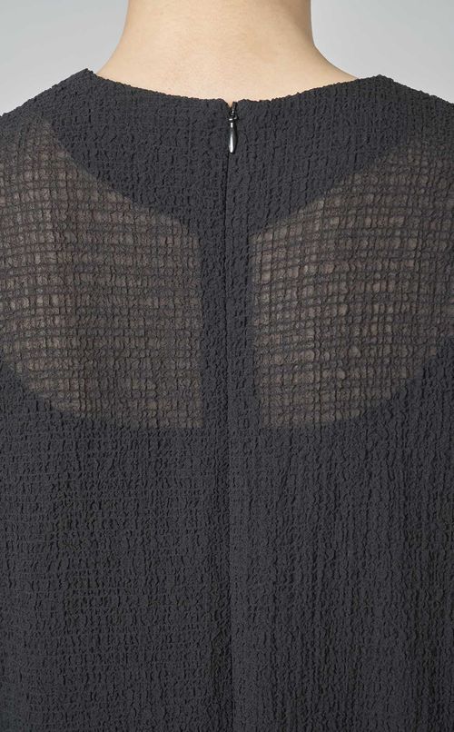 ラッフルスリーブミディワンピース